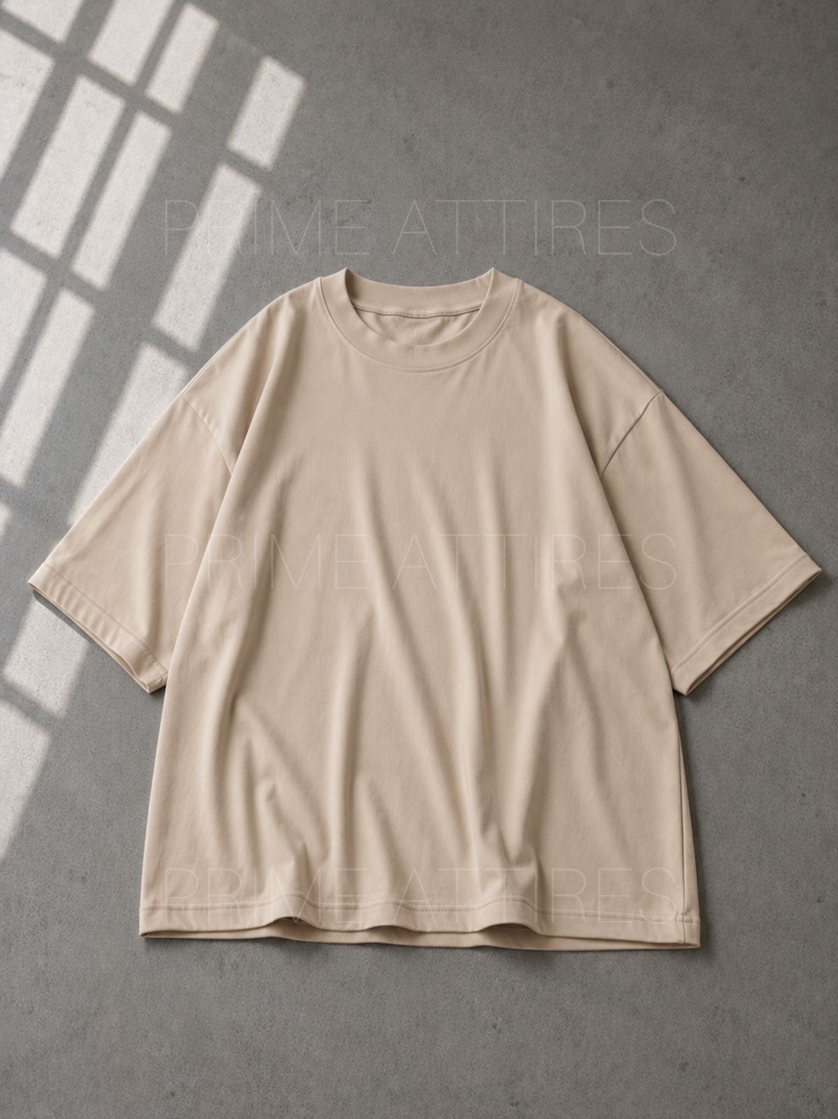BEIGE OVERSIZED T-SHIRT