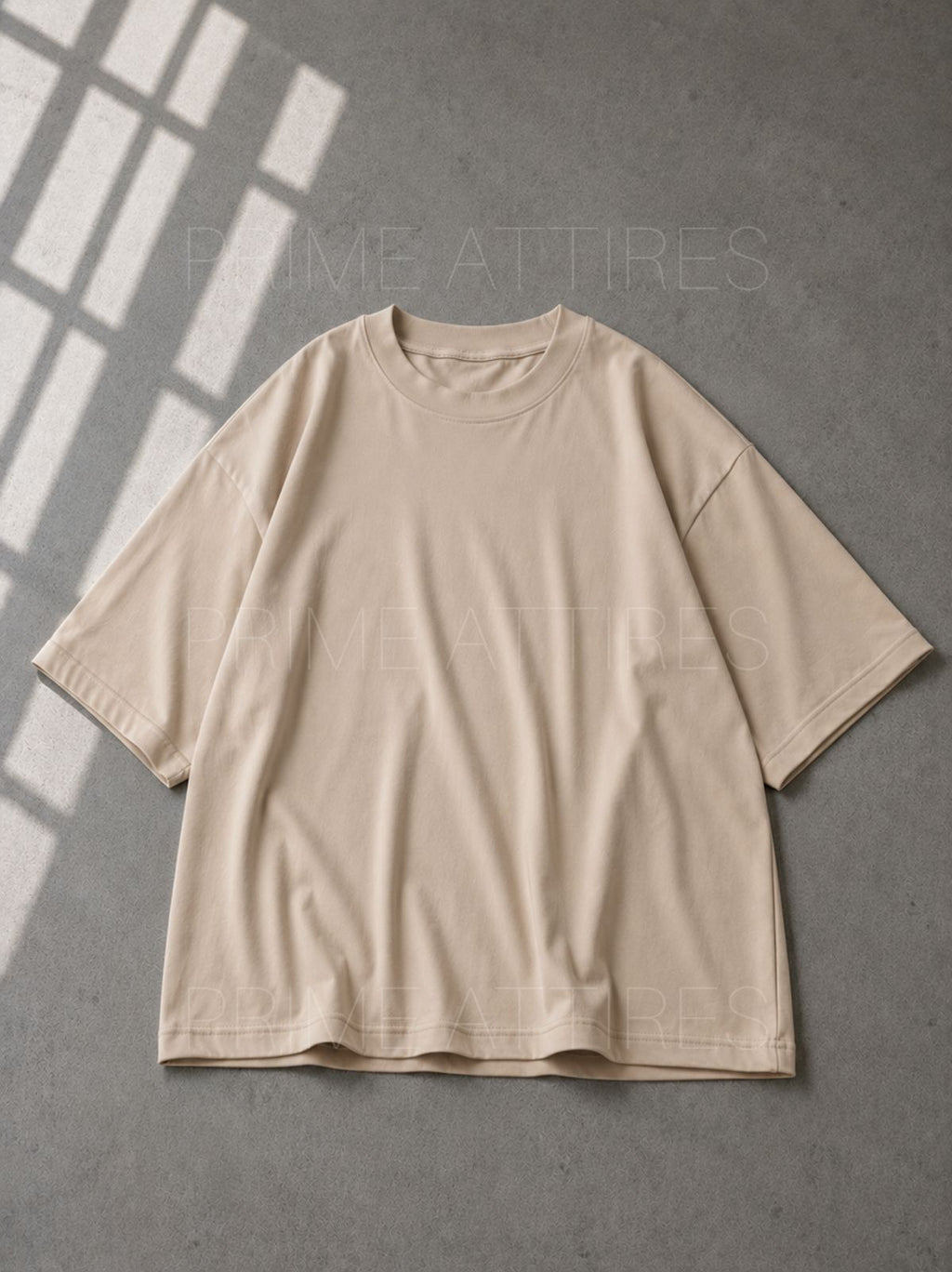 BEIGE OVERSIZED T-SHIRT