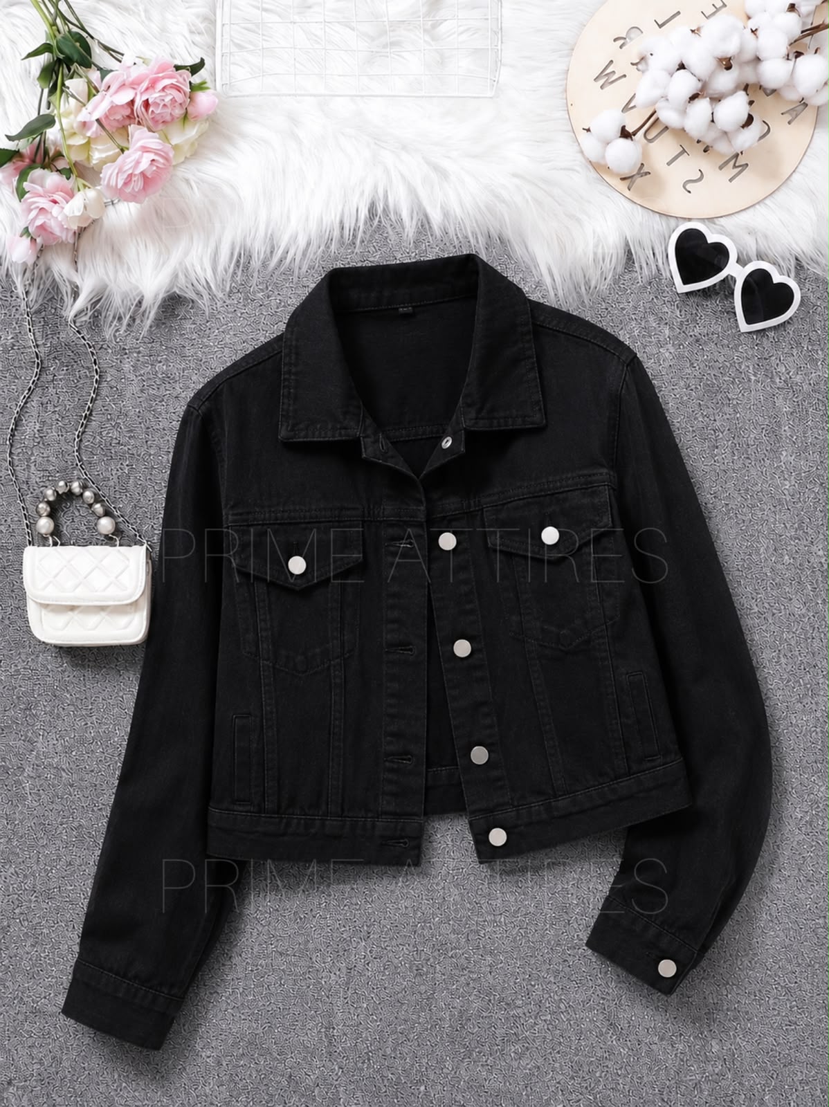 BLACK DENIM JACKET