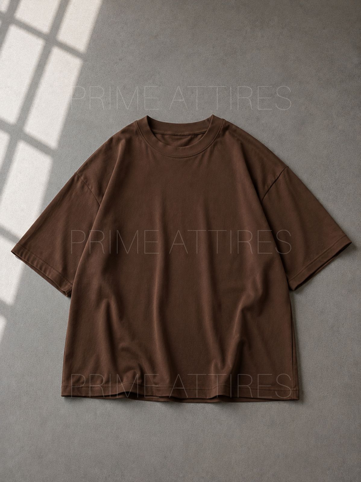 BROWN OVERSIZED T-SHIRT
