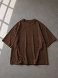 BROWN OVERSIZED T-SHIRT