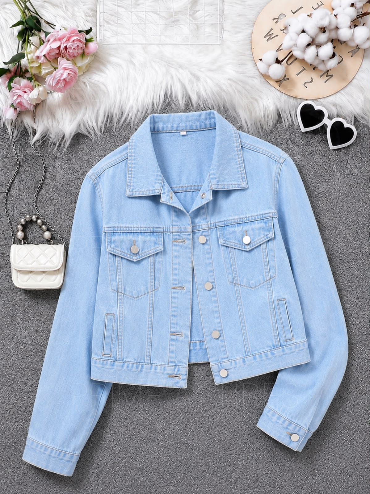 ICE BLUE DENIM JACKET