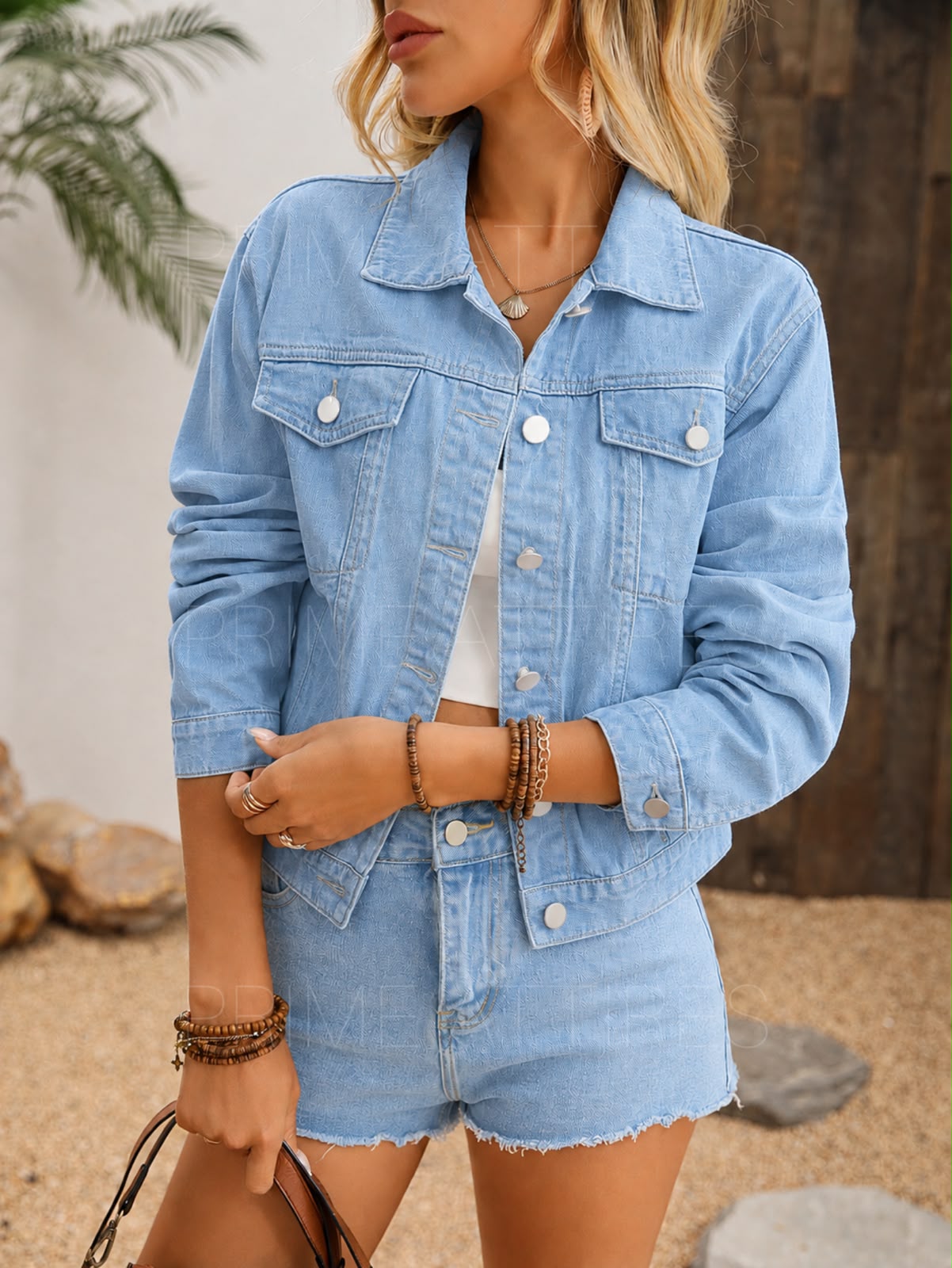 ICE BLUE DENIM JACKET