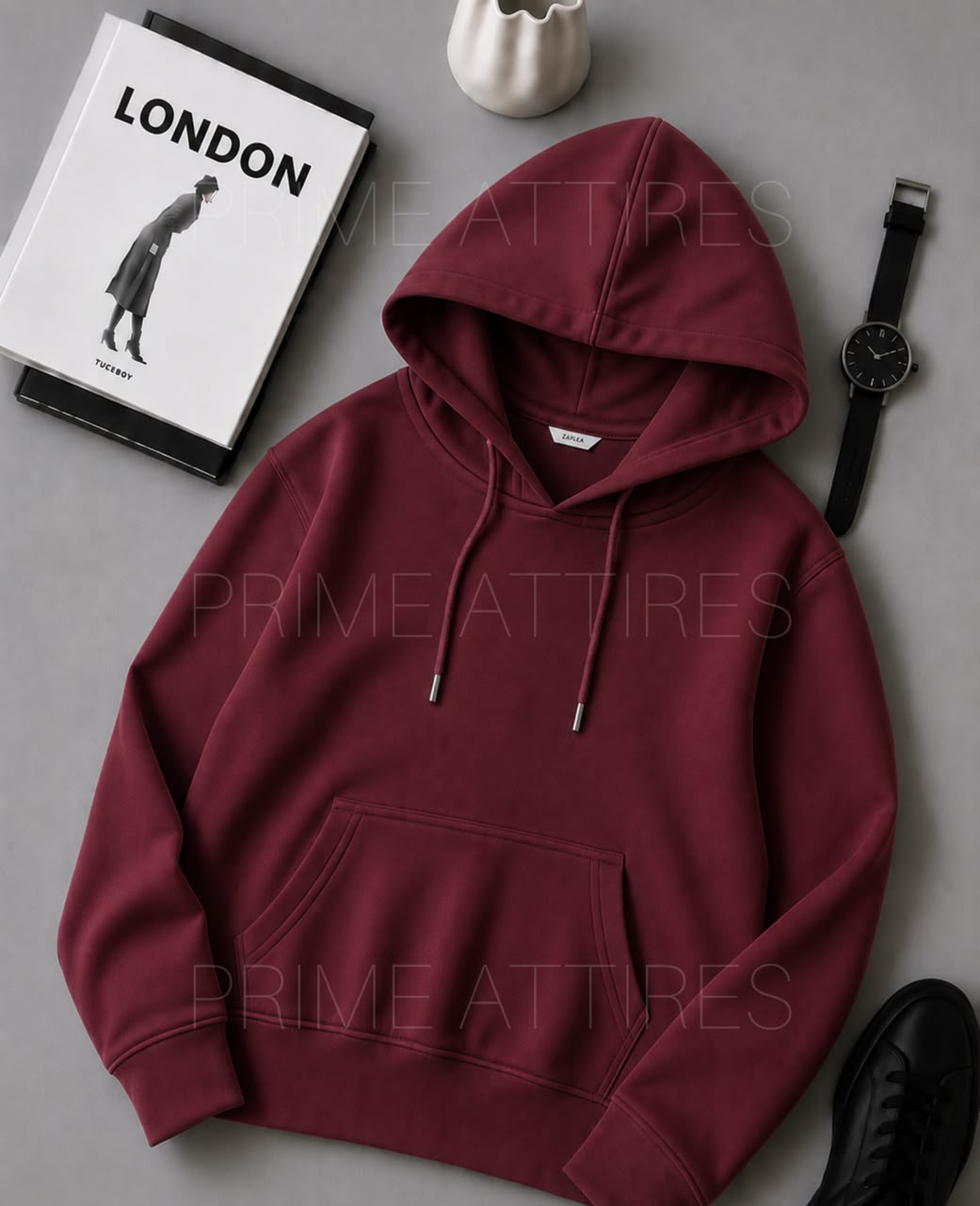 PREMIUM MAROON HOODIE