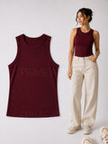 MAROON TANK TOP