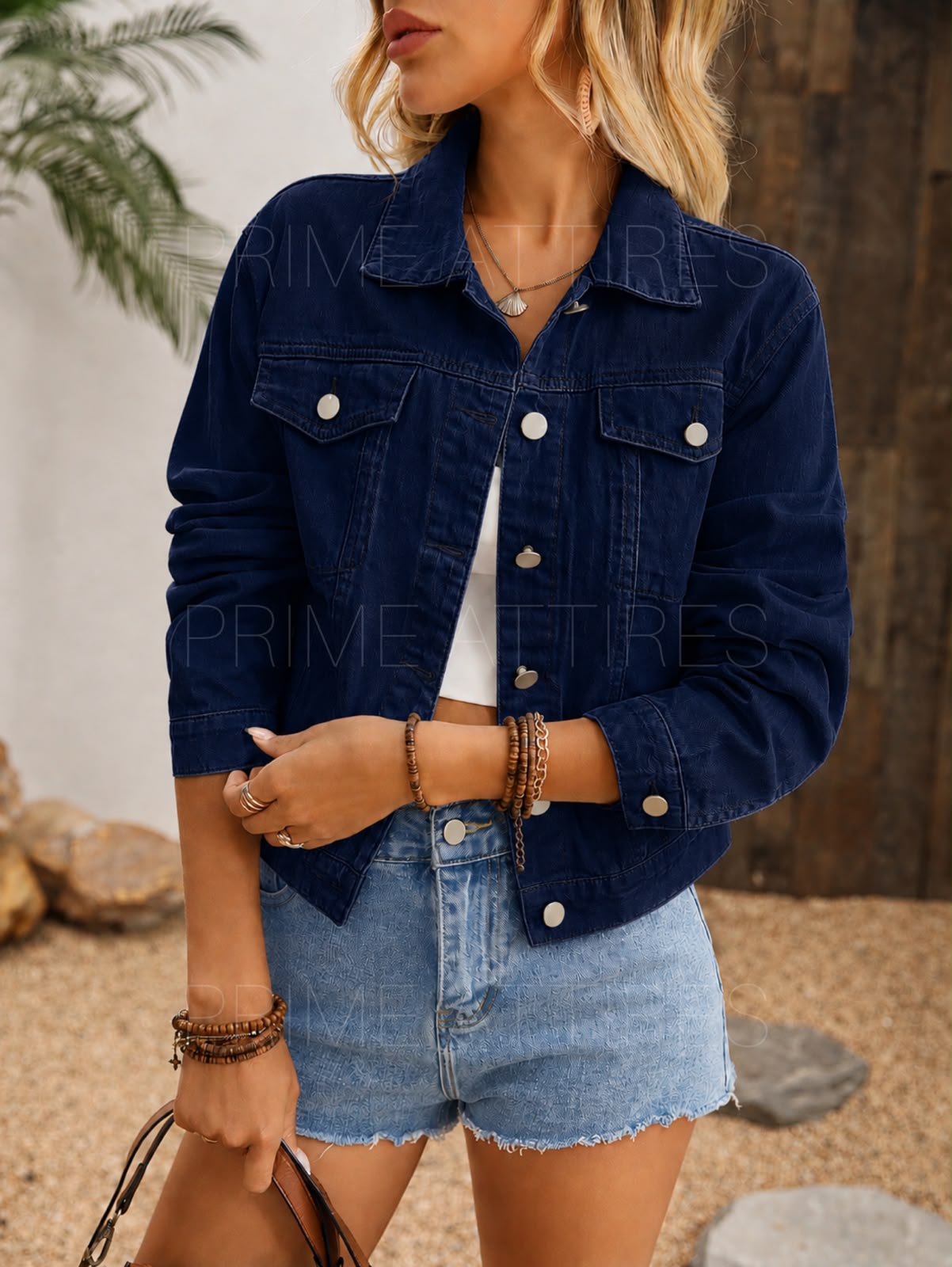 NAVY BLUE DENIM JACKET