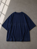 NAVY BLUE OVERSIZED T-SHIRT