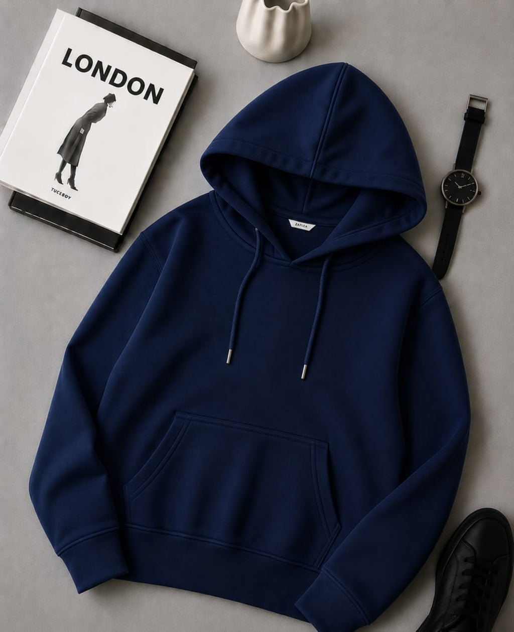 PREMIUM NAVY BLUE HOODIE