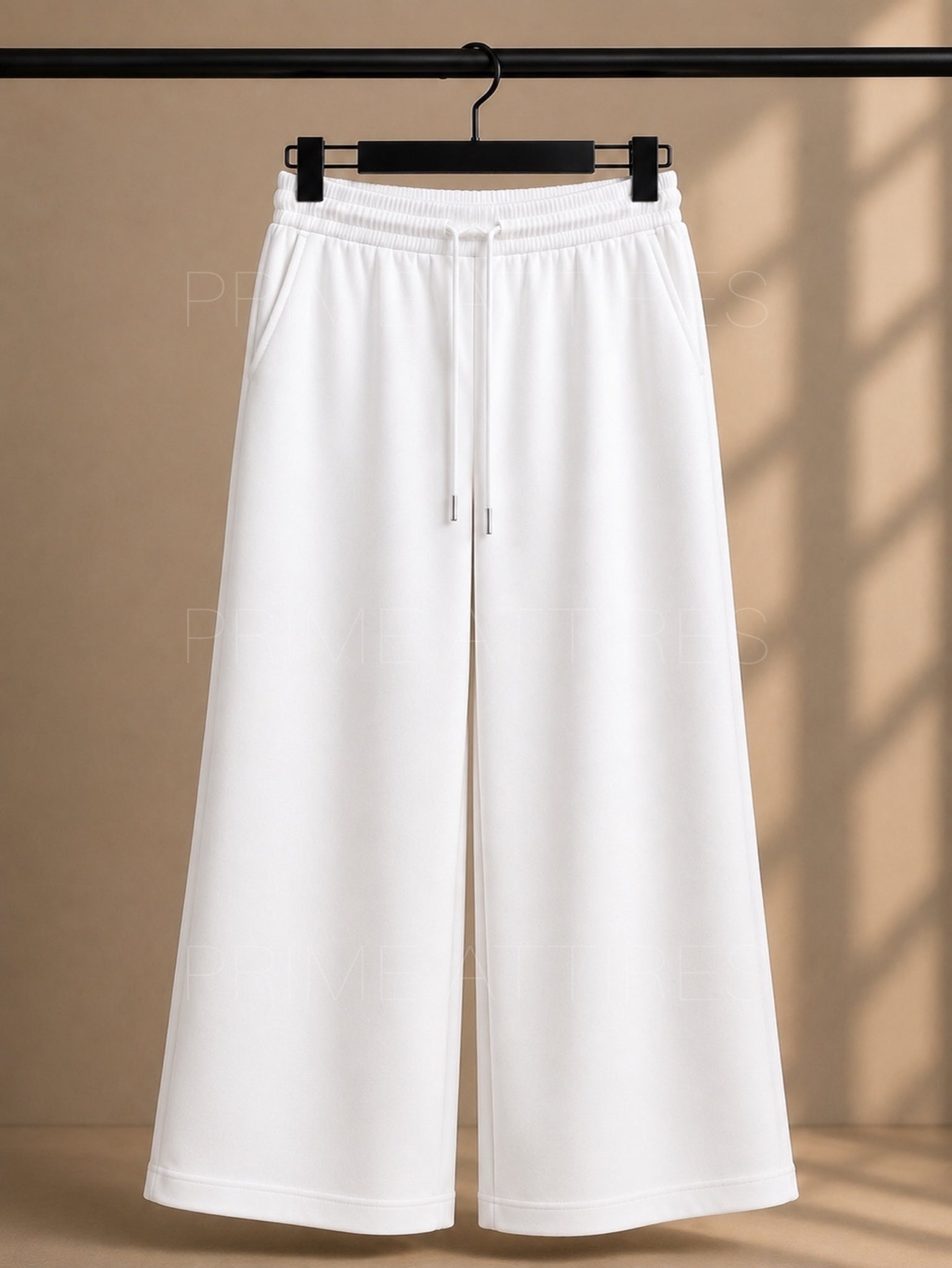 WHITE FLAPPER TROUSER