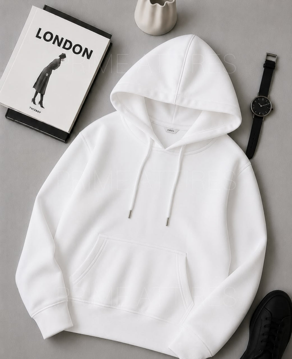 PREMIUM WHITE HOODIE