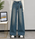 MALAYSIAN VINTAGE WASHED WIDE LEG JEANS