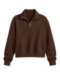 HALF ZIP SWEATSHIRT